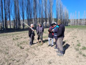 Tarım arazilerini sel vurdu