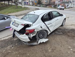 Bayram yolculuğunda faciadan dönüldü