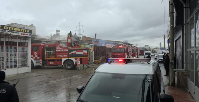 Fatih Sanayi Sitesi’nde yangın