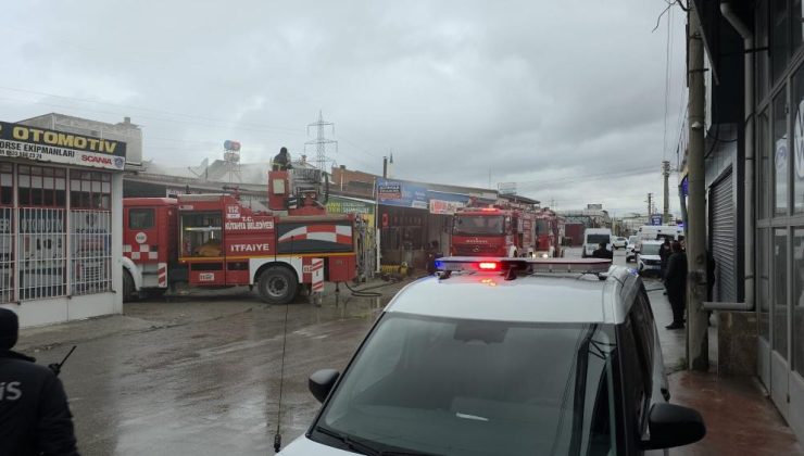 Fatih Sanayi Sitesi’nde yangın