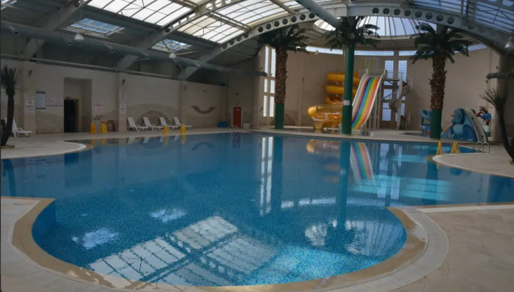 Ilıca Termal’de aquaparklar yenilenen yüzüyle hizmete açıldı