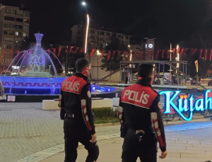 Kütahya polisinden bayram mesaisi