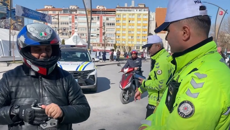Kütahya polisinden motosiklet sürücülerine hayati uyarılar