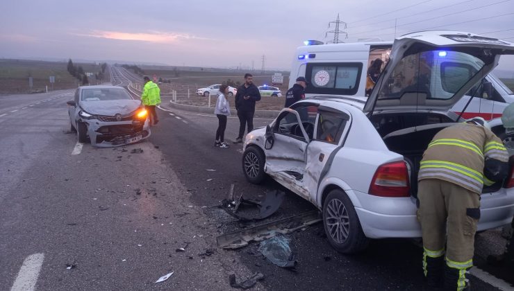  Yoncalı Kavşağında korkutan kaza: 2 yaralı