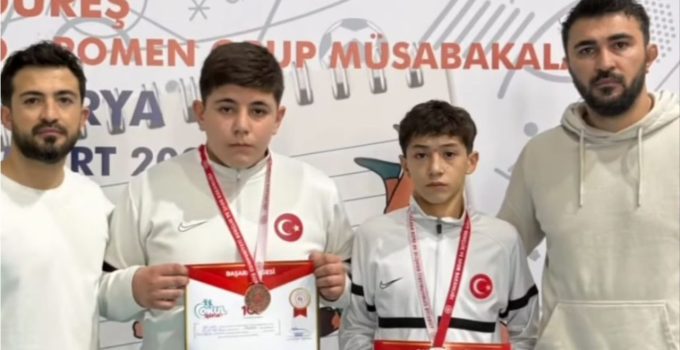 Tavşanlılı güreşçiler Sakarya’dan madalyalarla döndü