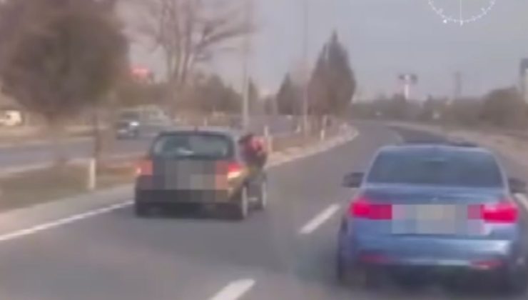 Sosyal medya uğruna trafiği yavaşlatan sürücülere 9 bin TL ceza
