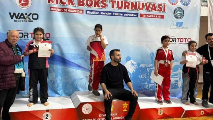 Kütahyalı minik sporcu Diyarbakır’dan madalya ile döndü