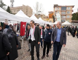 Tavşanlı, Filistin için tek yürek oldu