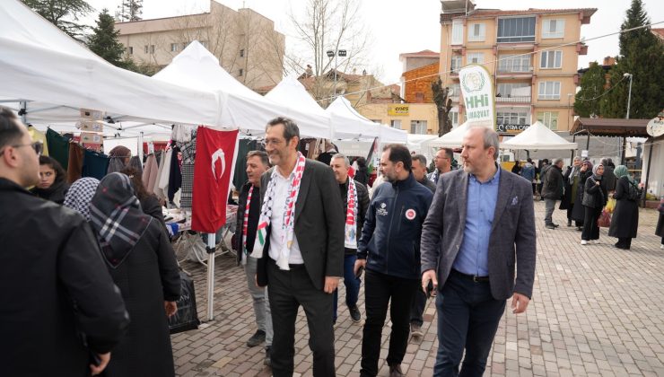 Tavşanlı, Filistin için tek yürek oldu