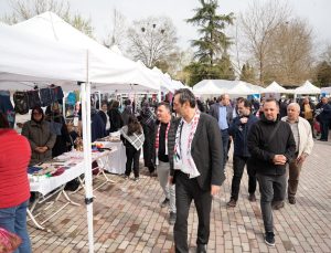 Filistin’e destek kermesi büyük ilgi gördü