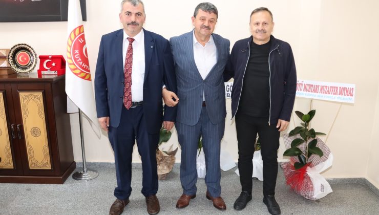 İGM’de yeniden güven tazeleyen Özcura’ya hayırlı olsun ziyareti