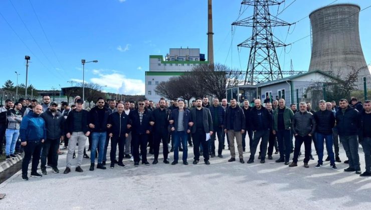 Ücretsiz izine çıkarılan işçiler eylem başlattı