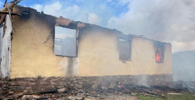 Yürek yakan olay! Alevlerin arasında can verdi