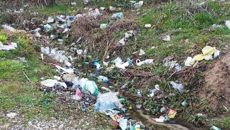 Hayrat çeşmesi çöplük oldu!