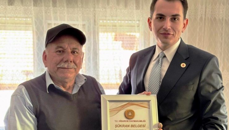 Gazilere vefa örneği
