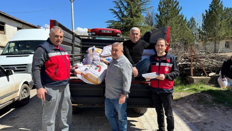 Çiftçilere tohum desteği sürüyor