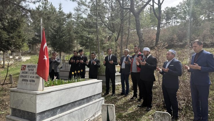 Şehit polis memuru Mustafa Yavuz dualarla anıldı