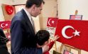 Öğrencilerin hazırladıkları Türk Bayrağı tasarımları sergilendi