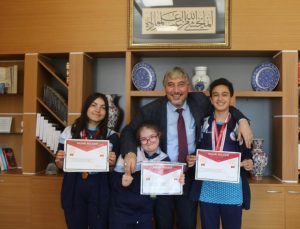 Müdür Yılmaz Türkiye derecesi yapan özel sporcuları ağırladı