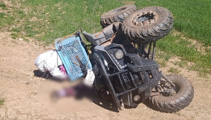 Devrilen ATV’nin altında kalan kadın hayatını kaybetti