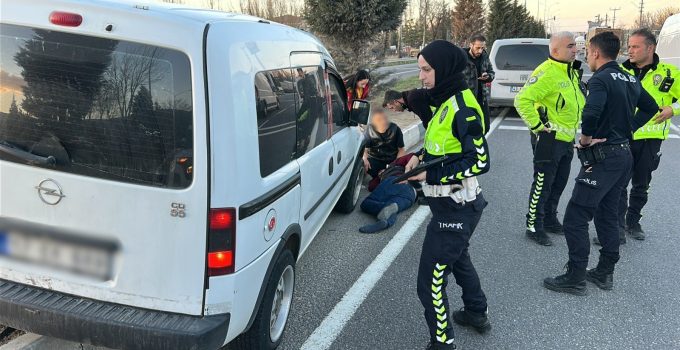 Yaya ölümden döndü: Sürücü bir an olsun başından ayrılmadı