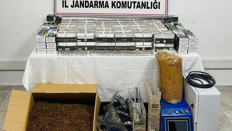 Jandarmadan kaçak tütün operasyonu