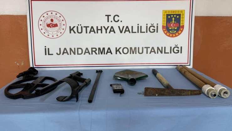 Jandarmadan kaçak kazı operasyonu
