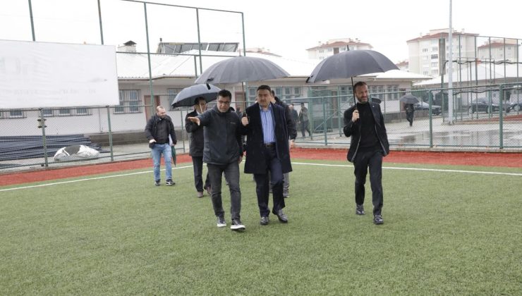 Amatör spor kulüplerine güvenli saha vurgusu