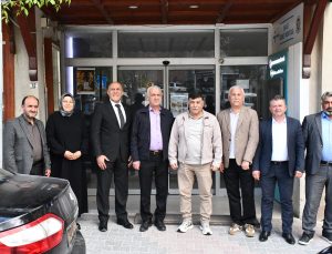 Başkan Koca’ya taziye ziyaretleri