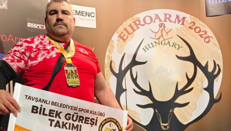 Bilek güreşinde Avrupa Şampiyonluğu Kütahya’ya geldi