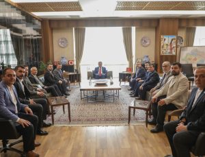 MHP heyetinden Vali Musa Işın’a ziyaret