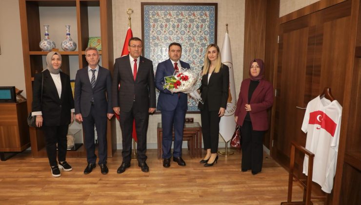SGK heyeti Vali Işın’ı ziyaret etti: SGK Haftası faaliyetleri görüşüldü