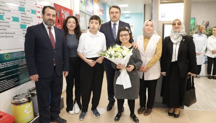 Vali Işın özel öğrencilerle bir araya geldi