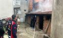 Kazan dairesinde çıkan yangın büyümeden söndürüldü