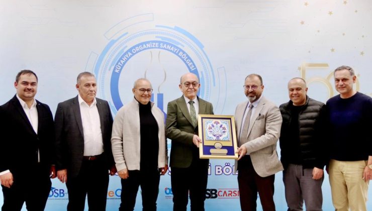 Kütahya OSB’de Emin Yüce görevine veda etti