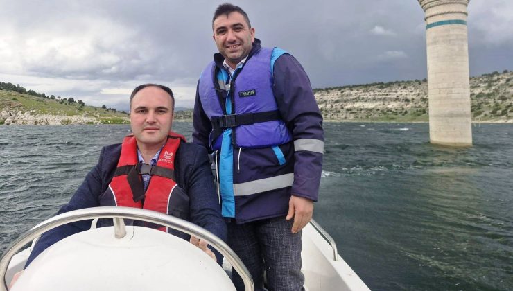 Kaymakam Tosun, Kureyşler Barajı’nda denetime katıldı