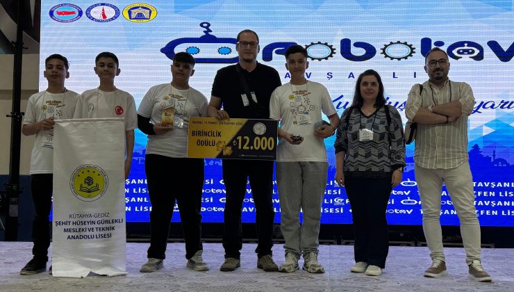 Gedizli öğrencilerin projesi ROBOTAV 2026’ya damga vurdu