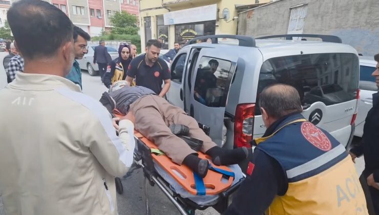 Direksiyon başında fenalaşan sürücü park halindeki araca çarptı