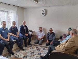 Şehit aileleri ve gazilere bayram ziyareti