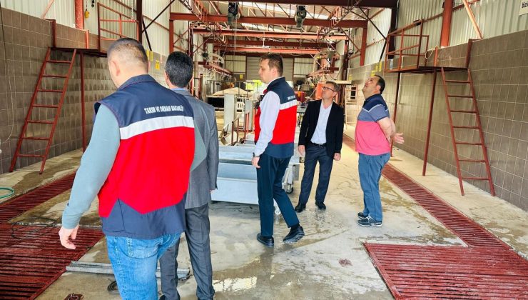 Geçici kurban kesim yerlerinde denetim yapıldı
