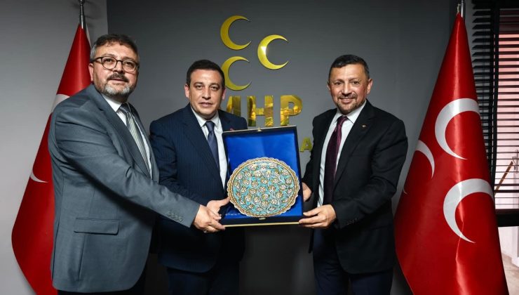 Milletvekili Erbaş’tan MHP Bilecik İl Başkanı Özkan’a ziyaret