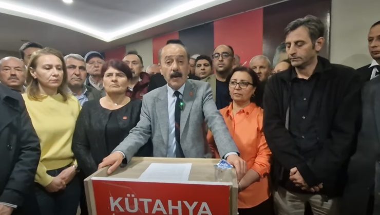 CHP KÜTAHYA’DAN ÖZGÜR ÖZEL’E ‘YANINDAYIZ’ MESAJI