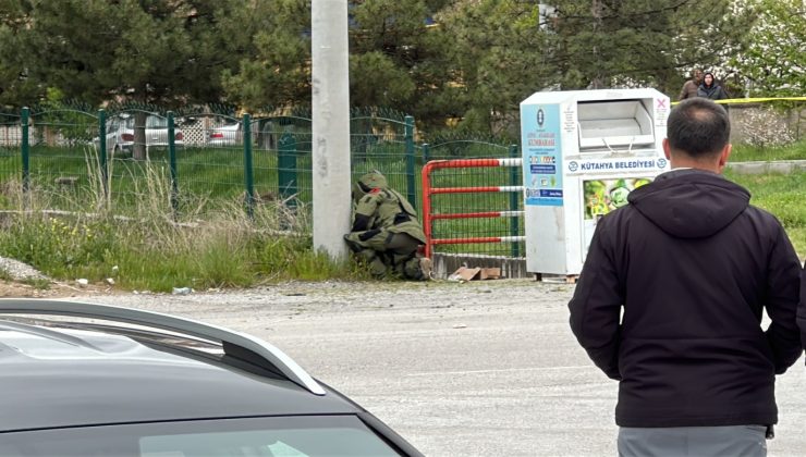 Okul yakınına bırakılan şüpheli çanta fünye ile patlatıldı