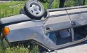  DUVARA ÇARPAN OTOMOBİL TAKLA ATTI: 4 YARALI