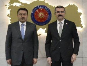 Vali Işın, MGK Genel Sekreteri Okay Memiş’i ziyaret etti