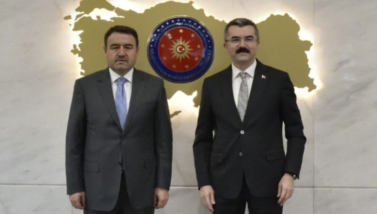 Vali Işın, MGK Genel Sekreteri Okay Memiş’i ziyaret etti