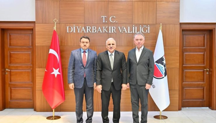 Vali Işın ve Erkan Güral’dan Diyarbakır Valisi Zorluoğlu’na ziyaret