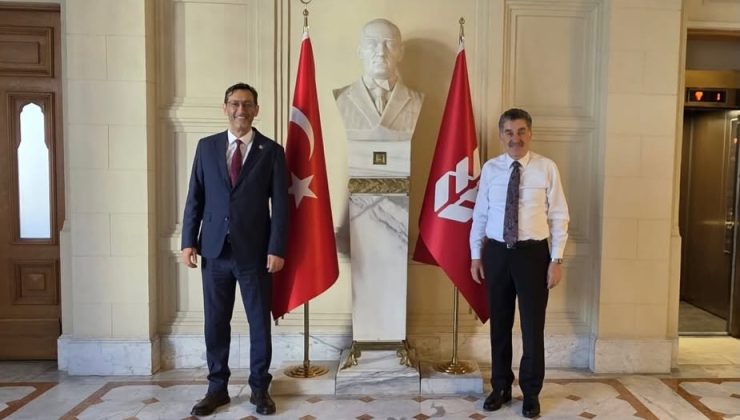 Başkan Derin’den Abdullah Erdem Cantimur’a tebrik ziyareti