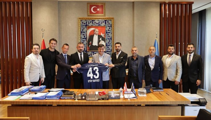 Kütahyaspor yönetiminden Başkan Kahveci’ye ziyaret