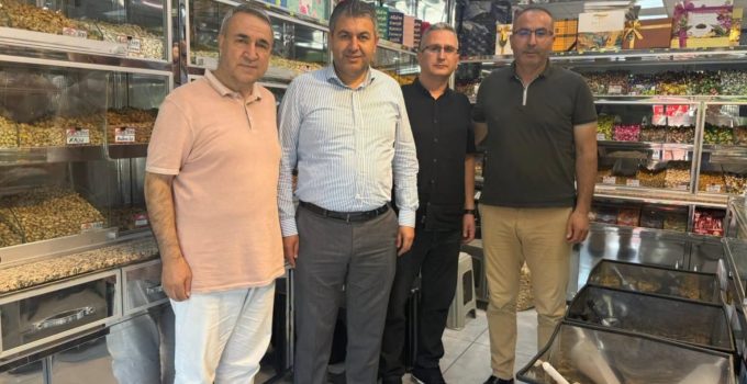 Başkan Akel’den esnaf ziyareti
